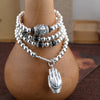 Women Bracelet Kehribar Wholesale Necklace S925 Pure Jewelry Diy Craft Style Female Of Many 108 Bergamot Bracelet New Products