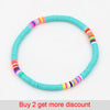 Women Bracelets  Combination Color Polymer Clay Wrist Jewelry Boho Bracelet Gift for  Friend Couple Bracelet