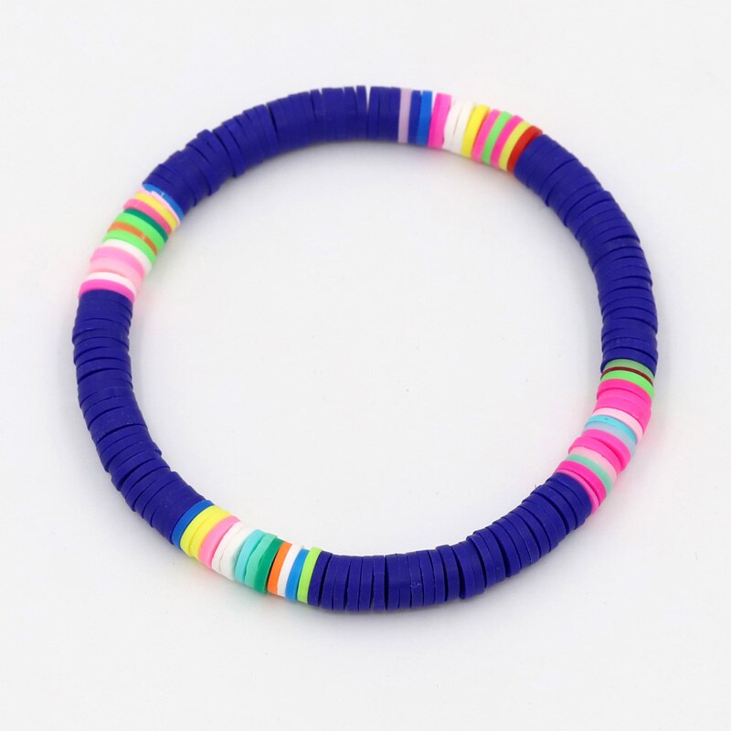 Women Bracelets  Combination Color Polymer Clay Wrist Jewelry Boho Bracelet Gift for  Friend Couple Bracelet
