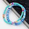 Women Bracelets  Combination Color Polymer Clay Wrist Jewelry Boho Bracelet Gift for  Friend Couple Bracelet