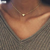 Women Cute heart Simple necklace Jewelry Fashion Simple hart chain necklace Party Gift Jewelry N1145
