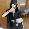 Women Diamond Handbags Shoulder Bags Rhinestone Wide Strap Chain Ladies Crossbody Bag Bling Female Purse