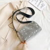 Women Diamond Handbags Shoulder Bags Rhinestone Wide Strap Chain Ladies Crossbody Bag Bling Female Purse
