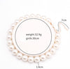 Women Vintage Pearl Necklace Party Necklace Elegant Chain Retro Accessories All Match Necklace Streetstyle Necklace