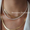 Women Vintage Pearl Necklace Party Necklace Elegant Chain Retro Accessories All Match Necklace Streetstyle Necklace