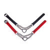 Women Gothic Choker Black Red Necklace Boutique PU Leather Collar Chains Maid Punk Cosplay Access Sex Toys