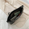 Women Handbag Butterfly Rhinestone Pearl Chain PU Shoulder Crossbody Bag Ladies Chain Shoulder Messenger Bag