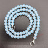 Women Jewelry Natural Stones 6 8 10MM Round Beads White Opalite Quartz Necklace