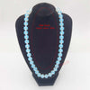 Women Jewelry Natural Stones 6 8 10MM Round Beads White Opalite Quartz Necklace