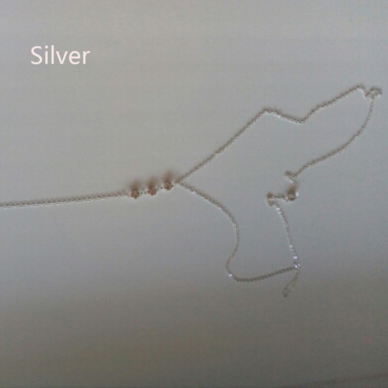 Women Multi layer Long Necklace Body Sexy Chain Bare Back Gold Silver Color Crystal Rhinestone Pendant Chain Necklace