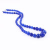 Women Natural Stone Necklace Blue Beads Choker Clavicle Chain Female Crystal Stone Vintage Necklaces Jewelry