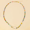 Women Necklace Colorful Bohemian See Shell Cute Bead Necklace Clavicle Necklace For Women Boho Jewelry Christmas Gift