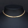 Women Necklace Gold Blade Chain on Neck Choker Necklace Women Sexy Flat Snake Chain Jewelry Gift Clavicle Chocker Necklaces