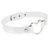 Women Pu Leather Necklace Heart Chokers Necklaces For Punk Gothic Accessories Stiudents Girls