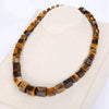 Women Rainbow Necklace Ethnic Men Big Choker Stone Statement Female Healing Onyx Garnet Crystal Azurite Opal Malachite Quartz