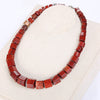 Women Rainbow Necklace Ethnic Men Big Choker Stone Statement Female Healing Onyx Garnet Crystal Azurite Opal Malachite Quartz