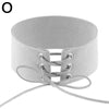 Women Sexy Lace Up Anime Jewelry Velvet Leather Vintage Punk Gothic Choker Necklace for Women Girl Jewelry Gift Accessories