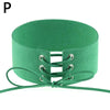 Women Sexy Lace Up Anime Jewelry Velvet Leather Vintage Punk Gothic Choker Necklace for Women Girl Jewelry Gift Accessories