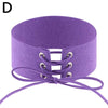 Women Sexy Lace Up Anime Jewelry Velvet Leather Vintage Punk Gothic Choker Necklace for Women Girl Jewelry Gift Accessories