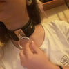 Women Sexy Punk Rock Gothic Choker PU Leather Bondage Cosplay Collar