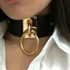 Women Sexy Punk Rock Gothic Choker PU Leather Bondage Cosplay Collar
