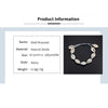 Women Shells Necklaces Bracelets Set Natural Sea Conch Braid Chain Choker Bangles Charms Jewelry Girl Friendship Gifts Handmade