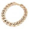 Women Simple Punk Style Cut Link Chain Choker Shiny All Match Necklace Jewelry Hip Hop Big Chunk Aluminum Gold Color Chain