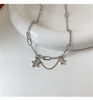 Women Star Necklace Female 100% Silver  Designer Chain 2021 Accessories New
