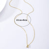 Women Tiny Letter A Necklace,Small Shiny Letter Girl Chain Choker,Gold Color Stainless Steel Layered Collar Jewelry 2022 Trend