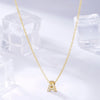 Women Tiny Letter A Necklace,Small Shiny Letter Girl Chain Choker,Gold Color Stainless Steel Layered Collar Jewelry 2022 Trend