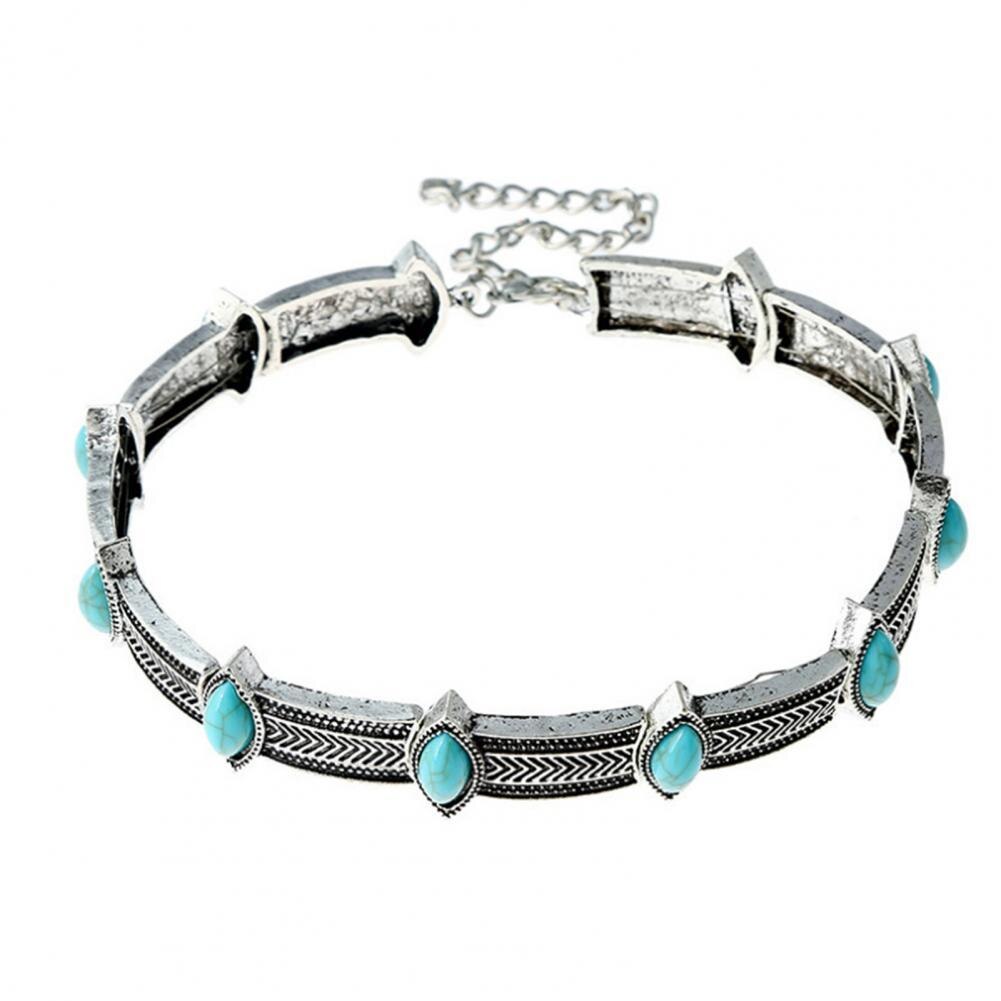 Women  Trendy Adjustable Short Clavicle Necklace Alloy Clavicle Necklace Statement   Jewelry Gift