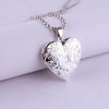 Women Valentine Lover Gift Animal Dog Photo Frames Can Open Locket Necklaces Heart Pendants