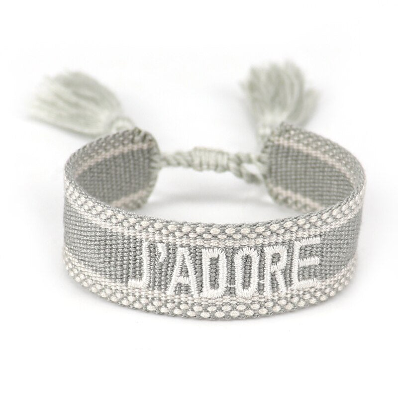 Women Woven Bracelet Handmade Friendship Bracelet Vintage Jewelry Gift with Adjustable Length and Tassels