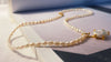 Women baroque pearl neckalce with pearl pendant real gold plated jewelry