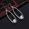 Women's Ball Silver Colour Dangle Earrings Aesthetic  Jewelry Novelties 2022 Trend  Christmas GaaBou