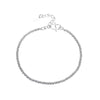 Women's Bracelets 925 Stamp Silver Color Crystal  Charms for Bracelet Fine Jewelry Diamond Bracelet Friendship Christmas