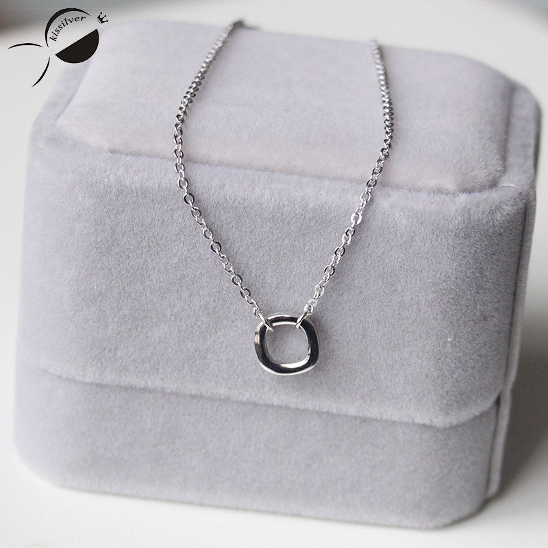 Women's Chain Bracelets Sterling Silver 925 Jewelry New 2020 Fashion Elegant Small Silver Round Pendent Bangles&Bracelets Female