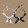 Women's Cute Collar Gothic Simple Sexy Lace Lovely Pendant Bow Knot Bell Choker Necklace Neck Dress Girls Party  Jewelry