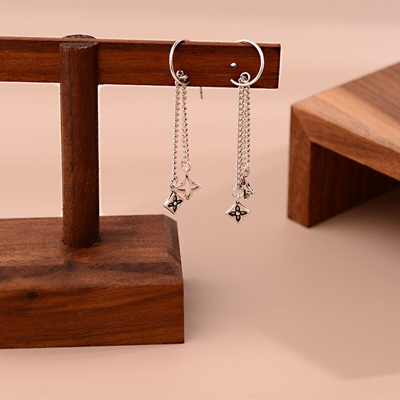 Women's Earrings Star Long Hanging Earrings  Designer Vintage Jewelry Novelties 2022 Trend Accessories Christmas GaaBou