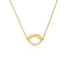 Women's Irregular Knot Pendant Necklace Clavicle Chain Jewelry Accessories for Women's Necklaces