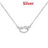 Women's Irregular Knot Pendant Necklace Clavicle Chain Jewelry Accessories for Women's Necklaces