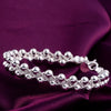 Women's Hand Bracelets Bead Bracelet 925 Stamp Chain Bangles Vintage Wedding Jewelry Gift Female Accessories GaaBou Christmas
