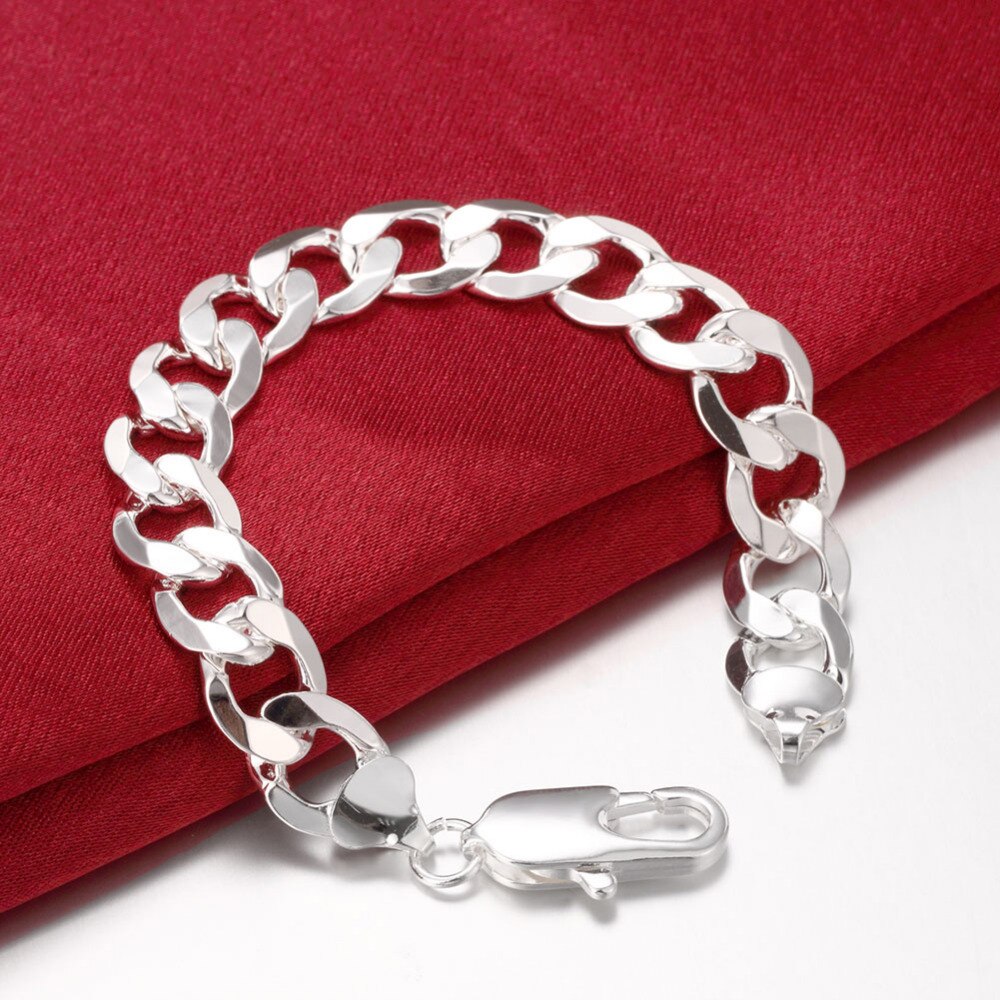 Women's Hand Bracelets Bead Bracelet 925 Stamp Chain Bangles Vintage Wedding Jewelry Gift Female Accessories GaaBou Christmas