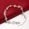 Women's Hand Bracelets Bead Bracelet 925 Stamp Chain Bangles Vintage Wedding Jewelry Gift Female Accessories GaaBou Christmas