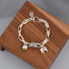 Women's Hand Bracelets Bead Elephant Hippie Charms Chains 925 Stamp Retro  Jewelry Accessories Christmas