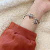 Women's Hand Bracelets Bead Elephant Hippie Charms Chains 925 Stamp Retro  Jewelry Accessories Christmas