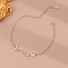 Women's Hand Bracelets Round Crystals Charms Chains 925 Stamp Retro  Jewelry Gift Accessories Christmas