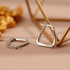 Women's Square Hoop Earrings Boho Earring Designer Wedding Party  Quality Jewelry 2022 Trend Christmas jewellery
