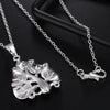 Women's Tree Leaf Pendants And Necklaces 925 Stamp Silver Color  Wedding Party Jewelry Gifts For Women GaaBou