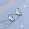 Women's Zircon Ear Cuff Earrings 925 Stamp Silver Color Colour Crystals Earring Wedding Party Jewelry 2022 Trend New